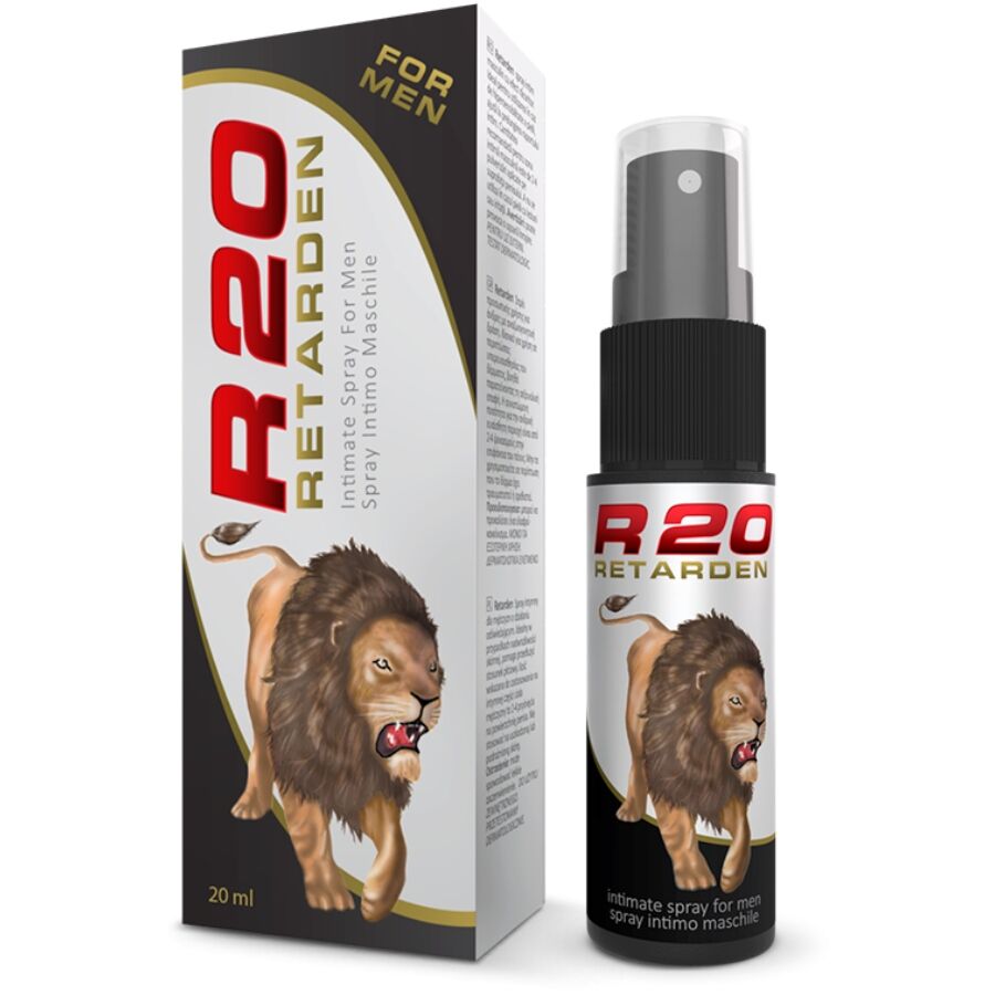 Spray Retardant Homme R20 Effet Froid Aloe Vera 20 ml - Intimateline