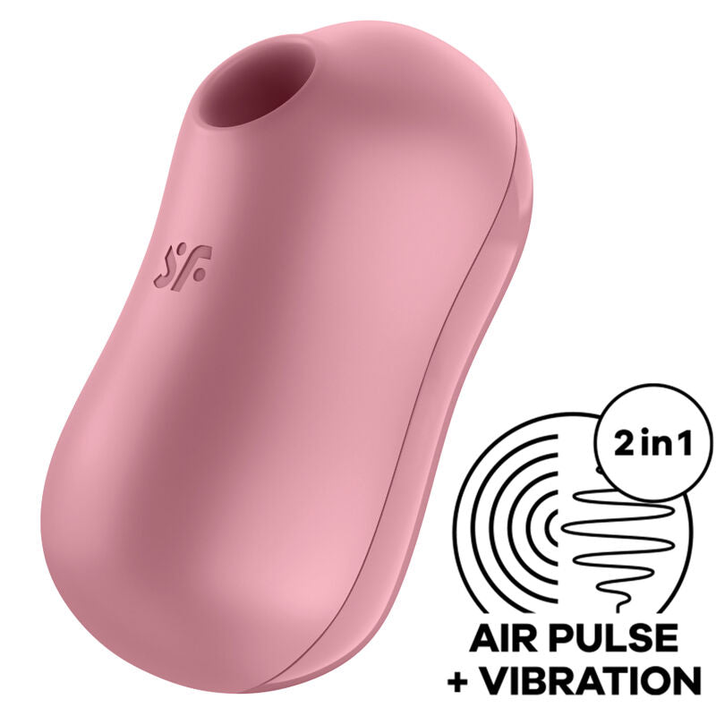 Stimulateur Clitoridien Air Pulsé Candy Cane Vibrant Lilas - Satisfyer