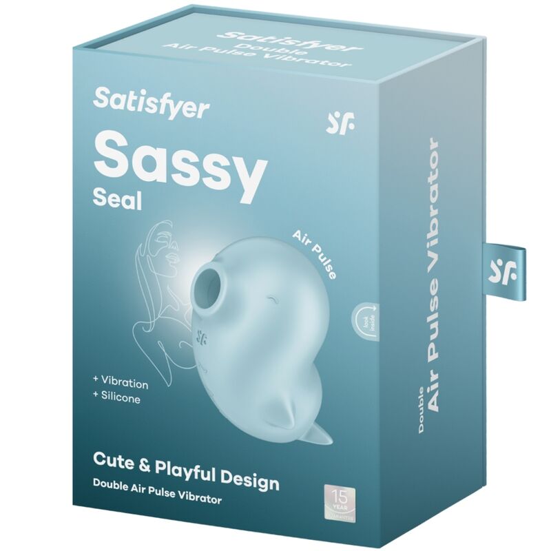 Stimulateur Clitoridien Air Pulsé Sassy Seal 2 Moteurs IPX7 - Satisfyer