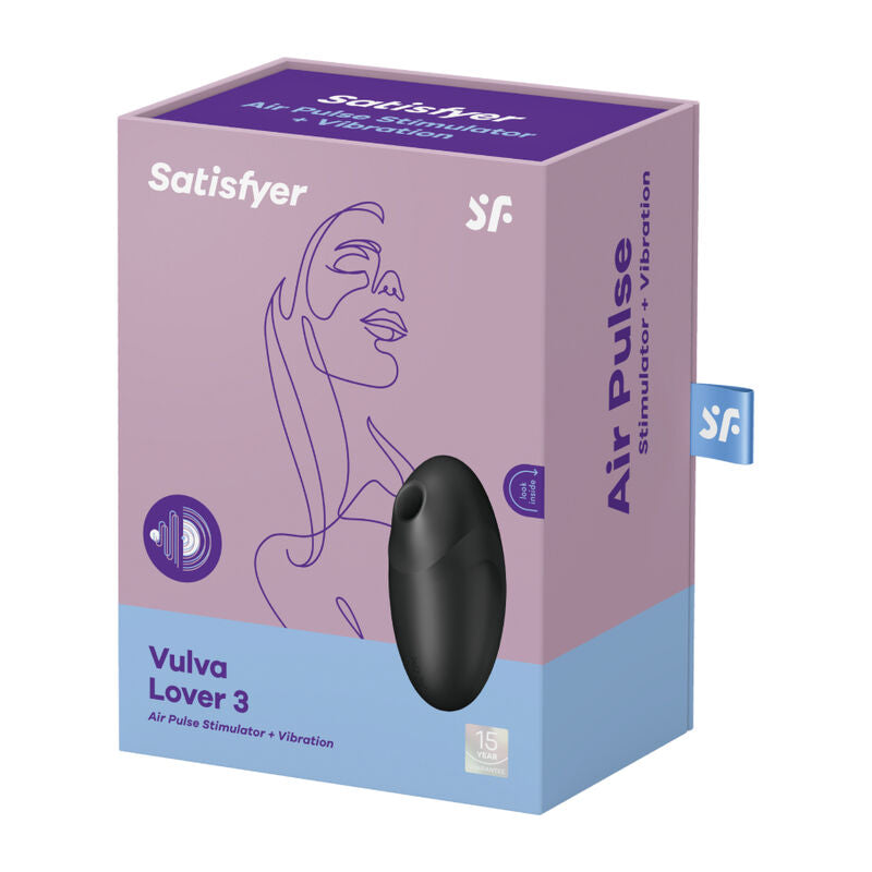 Stimulateur Clitoridien Air Pulsé Vulva Lover 3 avec Vibration - Satisfyer