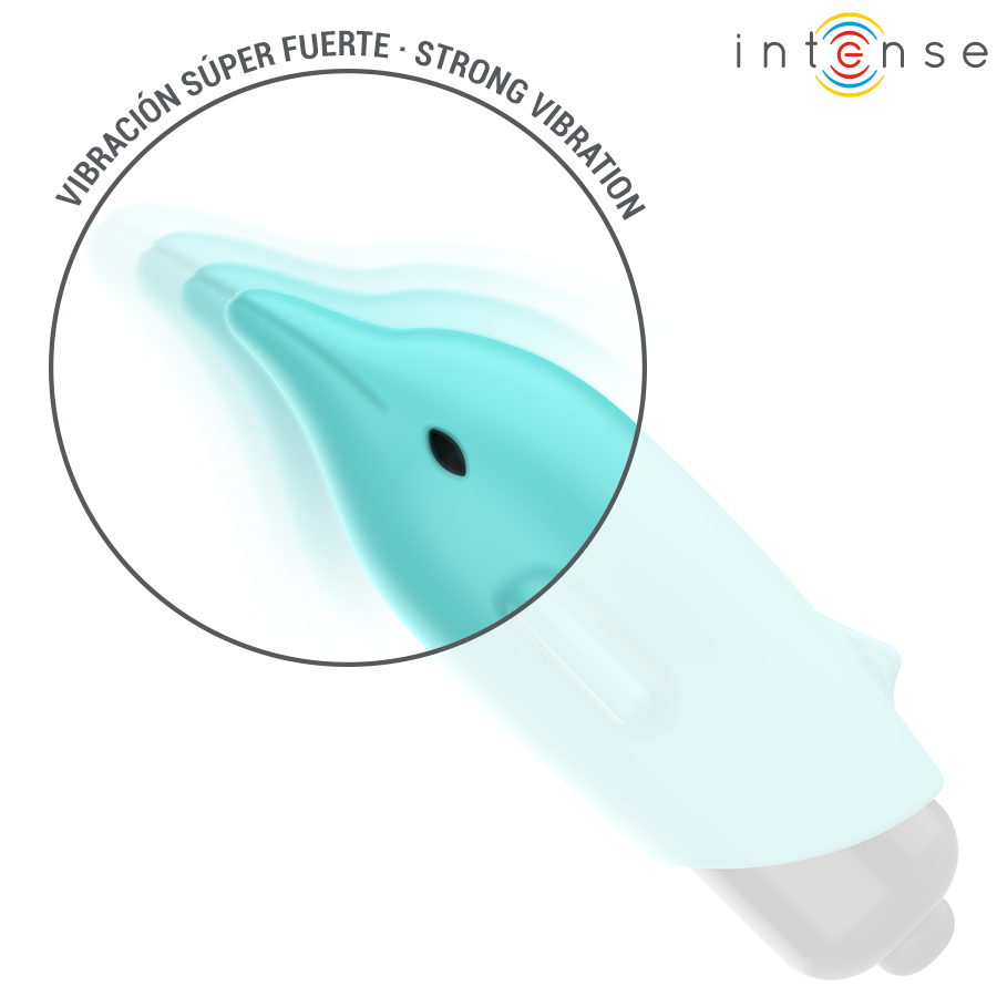 Stimulateur Clitoridien Echo Forme Dauphin Silicone Étanche - Intense