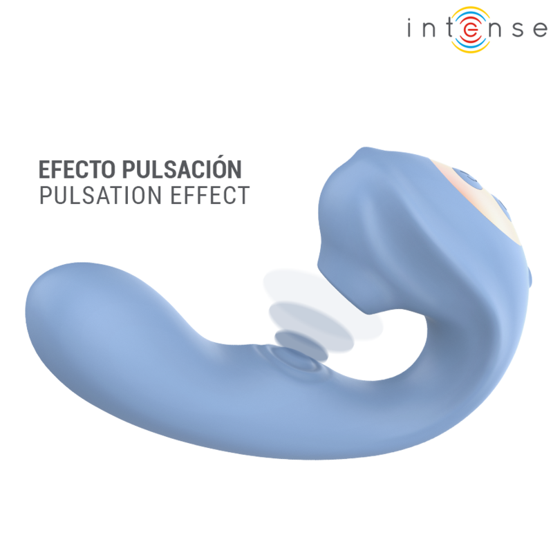 Stimulateur Clitoridien Gina 3-en-1 Succion Pulsation Vibration Rechargeable - Intense