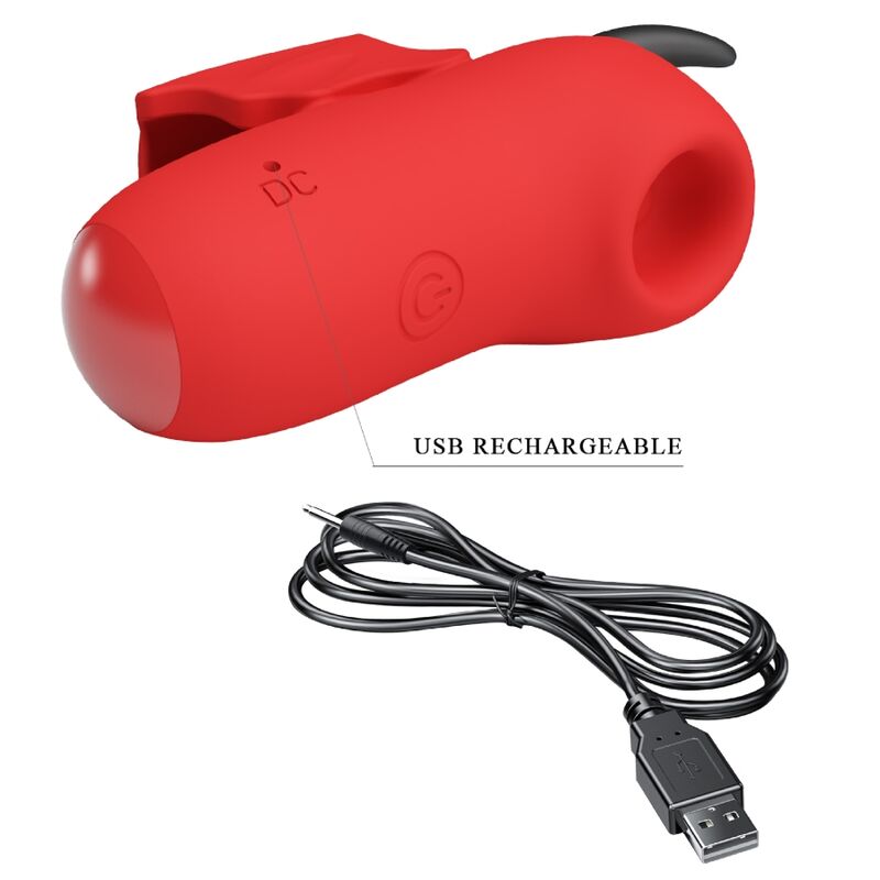 Stimulateur Clitoridien Magic Doigt Électro 10 Modes Rechargeable - Pretty Love