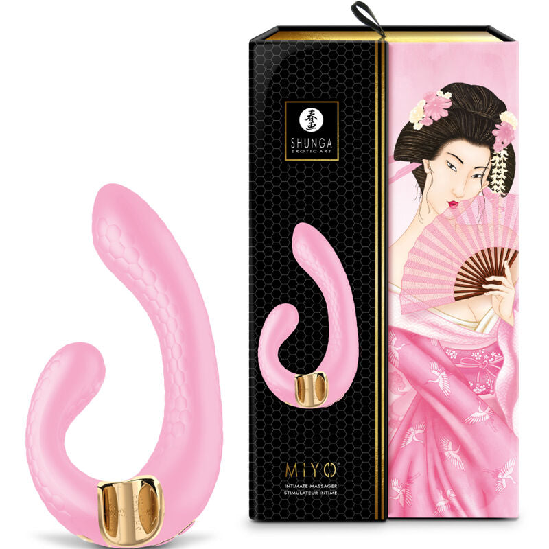 Stimulateur Clitoridien Miyo Silicone Rechargeable Étanche 4 Coloris - Shunga