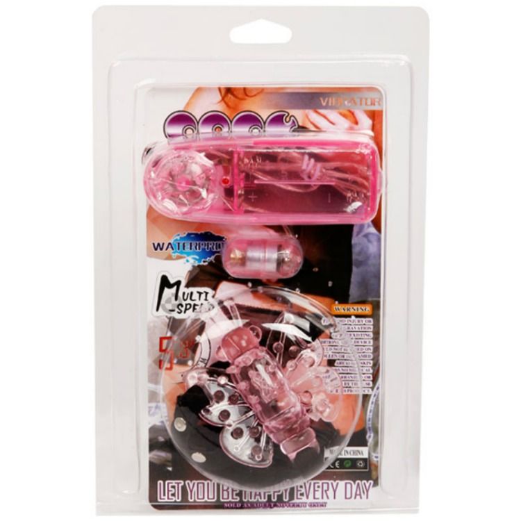 Stimulateur Clitoridien Papillon Vibrant Harnais Réglable Multivitesses - Baile