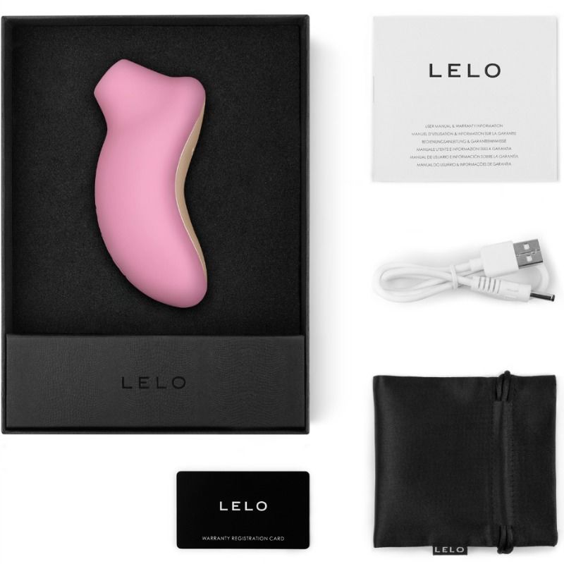 Stimulateur Clitoridien Sonique Sona 8 Modes Rechargeable Rose - Lelo