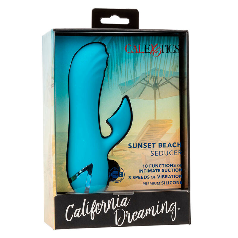 Stimulateur Clitoridien Sunset Beach Seducer Double Action 10 Fonctions - CalExotics