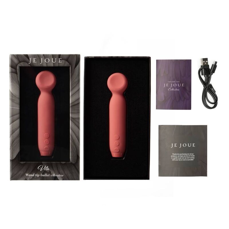 Stimulateur Clitoridien Vita Bullet Vibromasseur Silicone Rechargeable - Je Joue