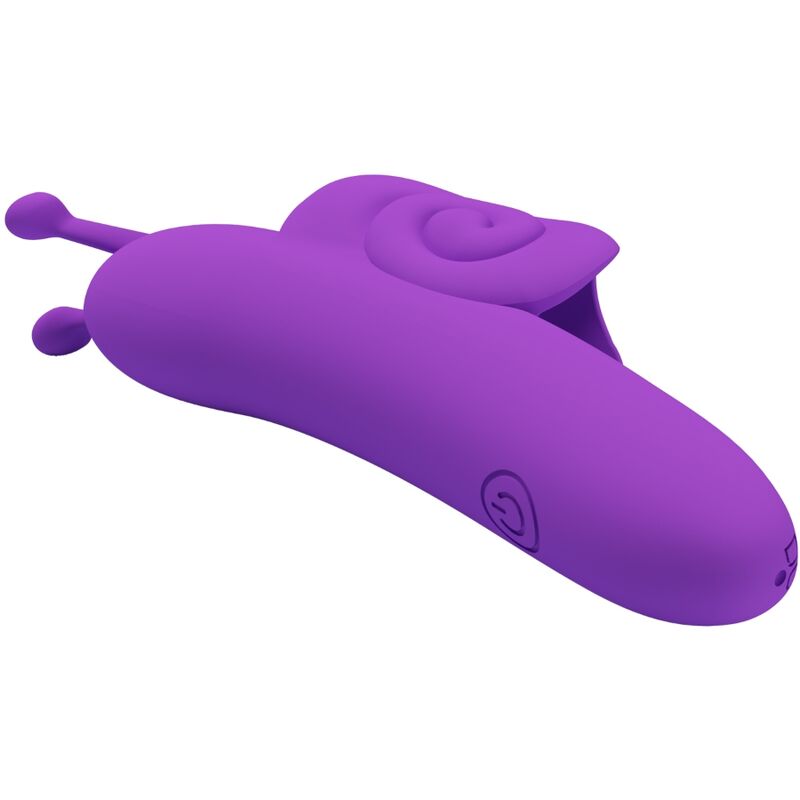 Stimulateur de Doigt Snail Vibrant 10 Modes Rechargeable - Pretty Love