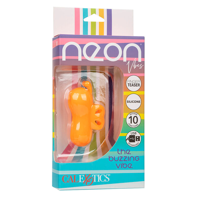 Stimulateur de Doigts Neon Vibes Buzzing Vibe 10 Vibrations IPX7 - CalExotics