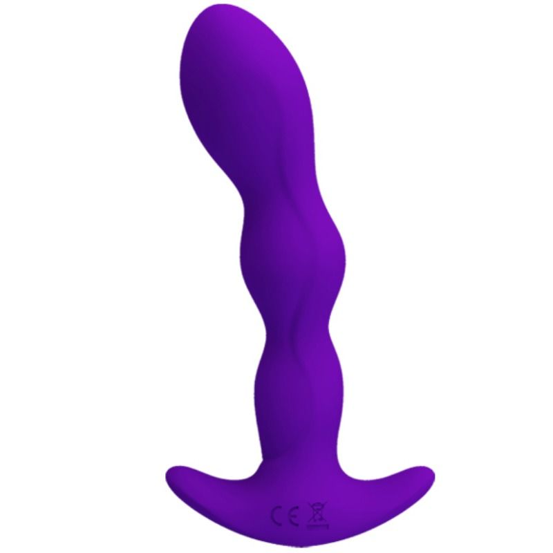 Stimulateur Prostate Vibrant 12 Modes Rechargeable Texturé Lilas - Pretty Love