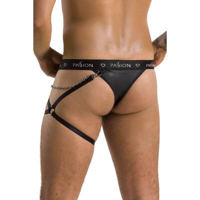 String Homme Sexy 058 Bill Tissu Extensible Coupe Échancrée - Passion Men