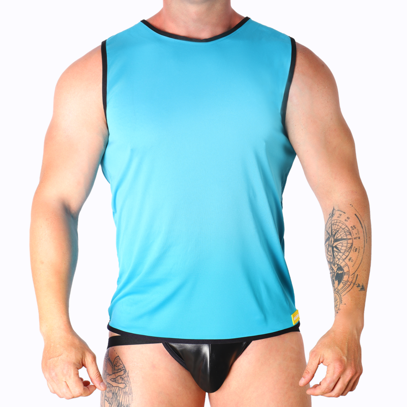 T-Shirt Homme Sport Seconde Peau - Polyamide Élastique - Macho