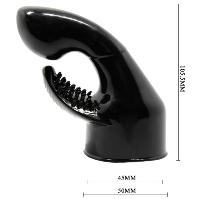 Tête Interchangeable Point G et Clitoris pour Vibromasseur Wand - Baile