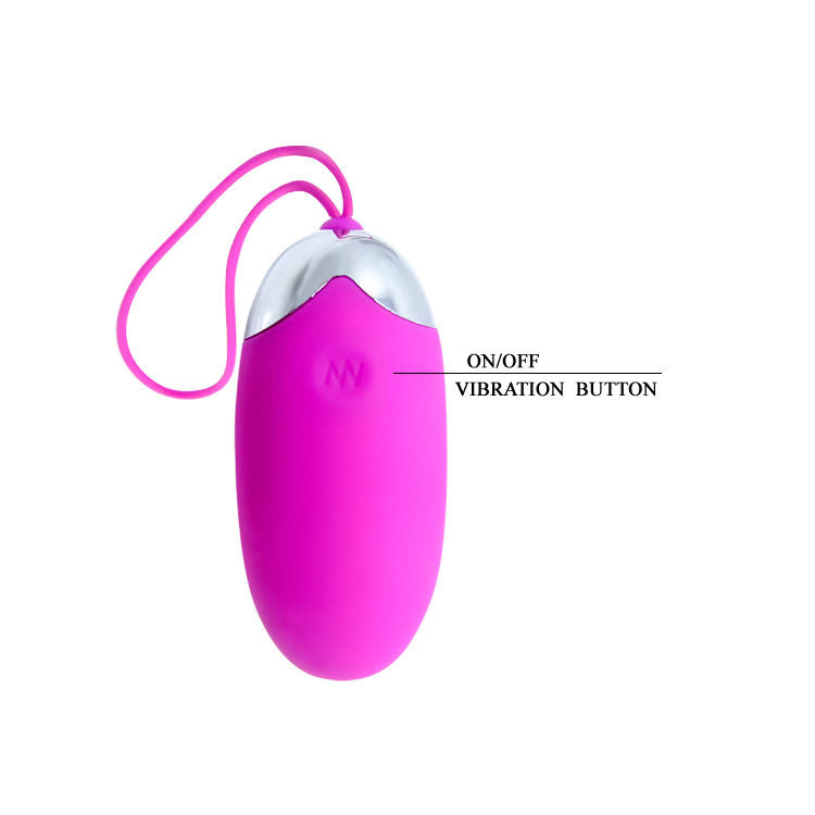 Œuf Vibrant Berger Télécommande Sans Fil 12 Vibrations Rechargeable - Pretty Love