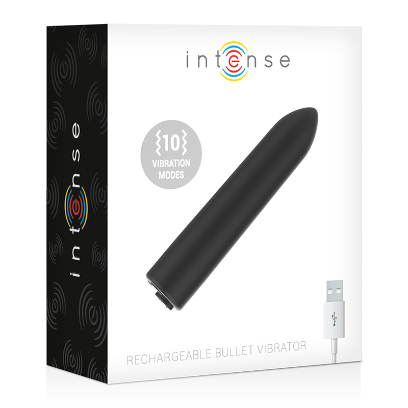 Œuf Vibrant Compact 10 Modes Rechargeable USB Sans Phtalates - Intense