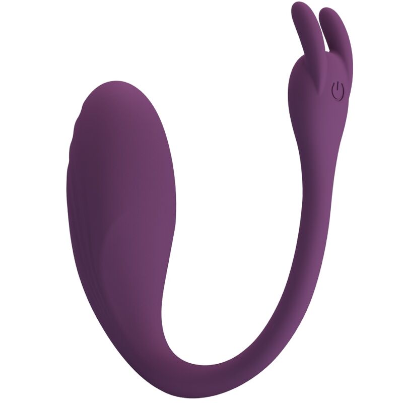 Œuf Vibrant Connecté Catalina Application 12 Modes USB Violet - Pretty Love