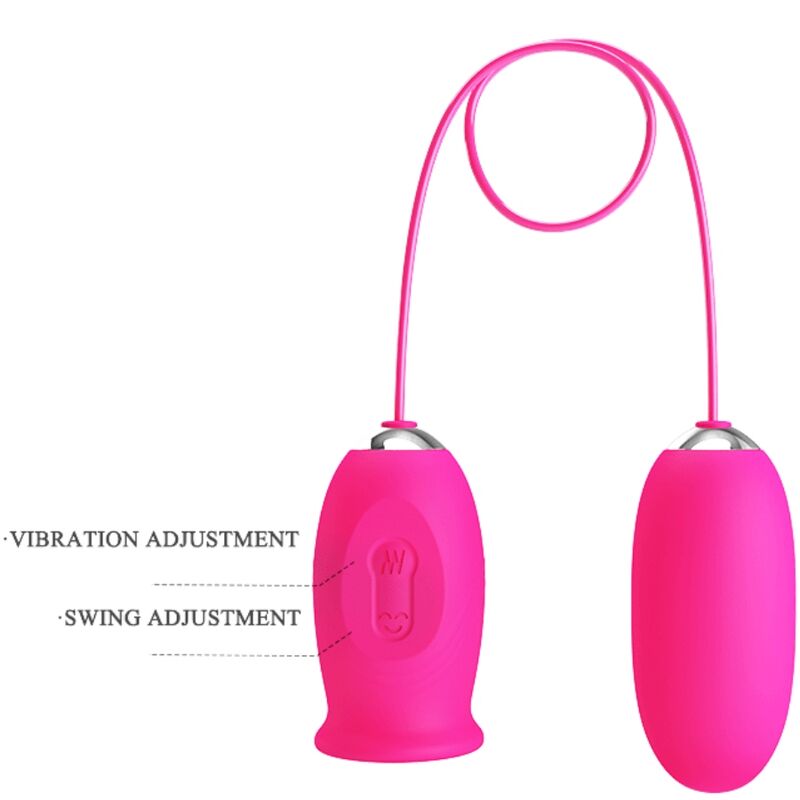 Œuf Vibrant Daisy Langue Stimulante Clitoris 12 Vibrations Rechargeable - Pretty Love
