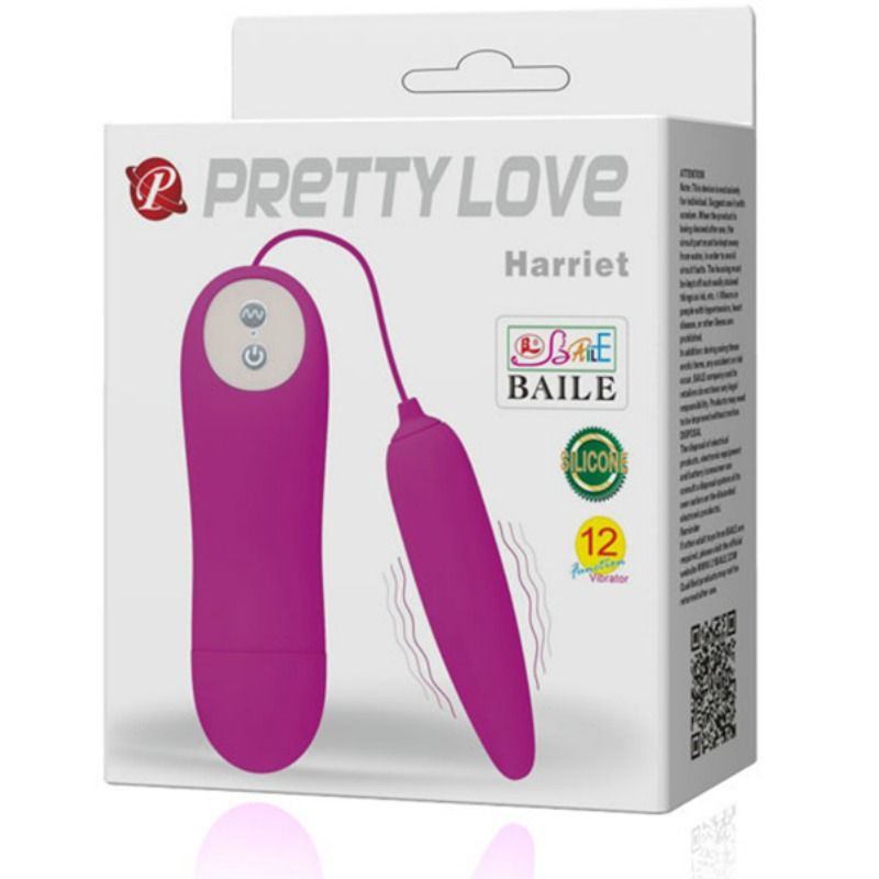 Œuf Vibrant Harriet Silicone Double Usage 12 Modes - Pretty Love