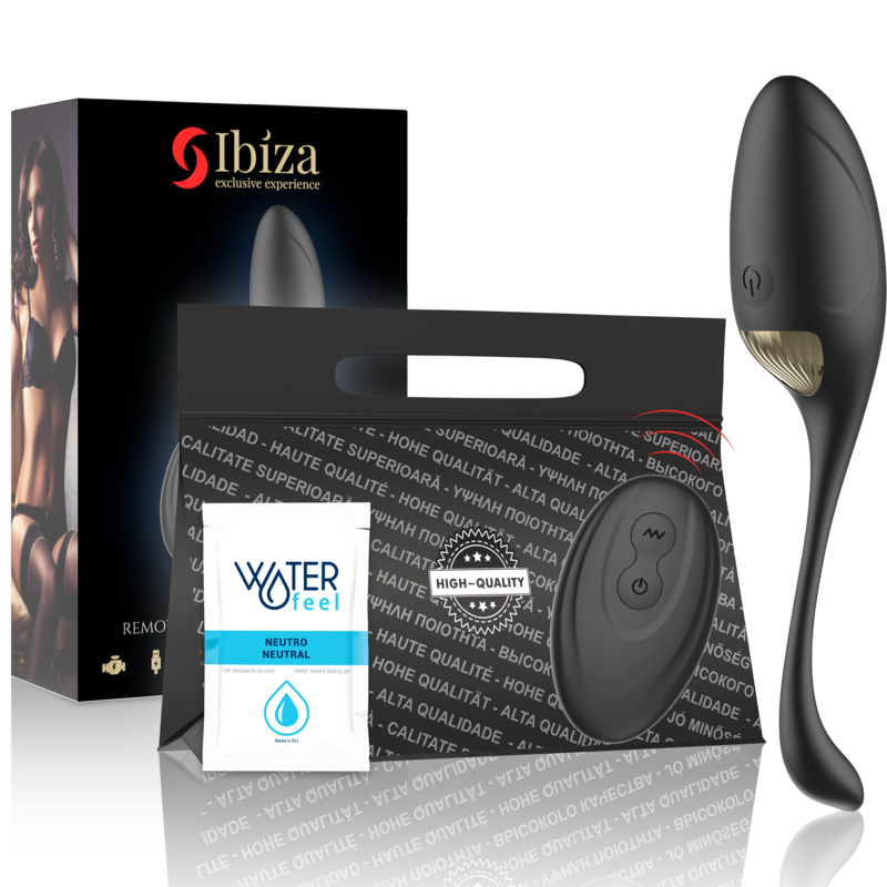 Œuf Vibrant Télécommandé Puissant 10 Modes Rechargeable IPX6 - Ibiza Technology