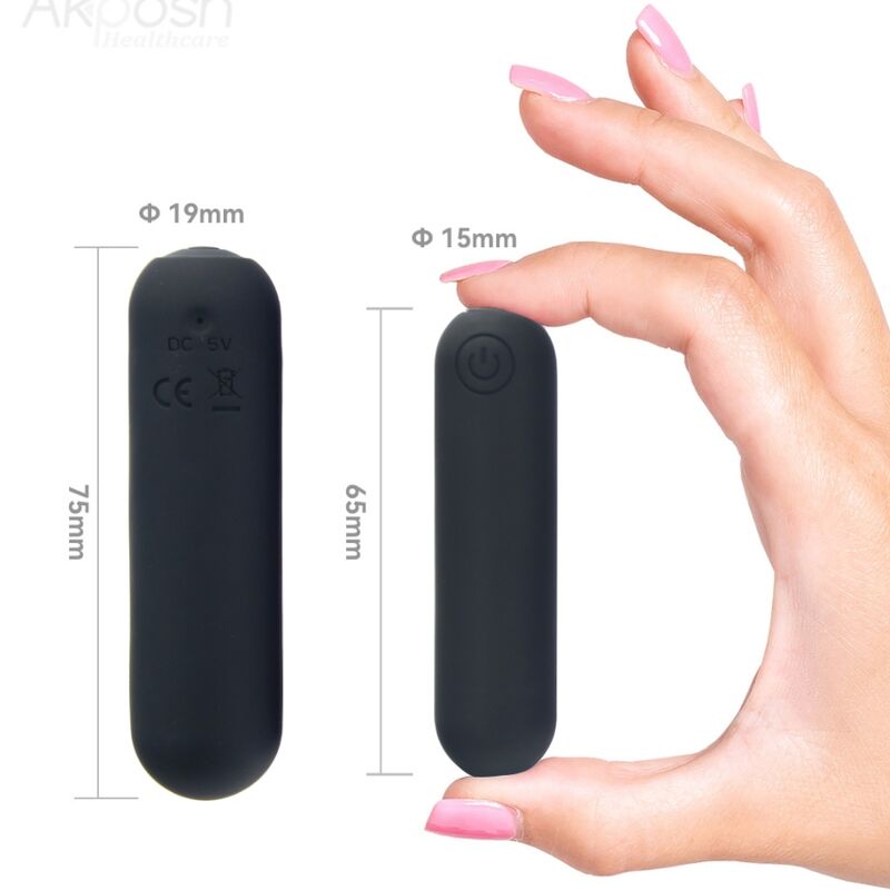 Vibromasseur Bullet Splash Haha - 10 Modes Silicone Étanche - Armony