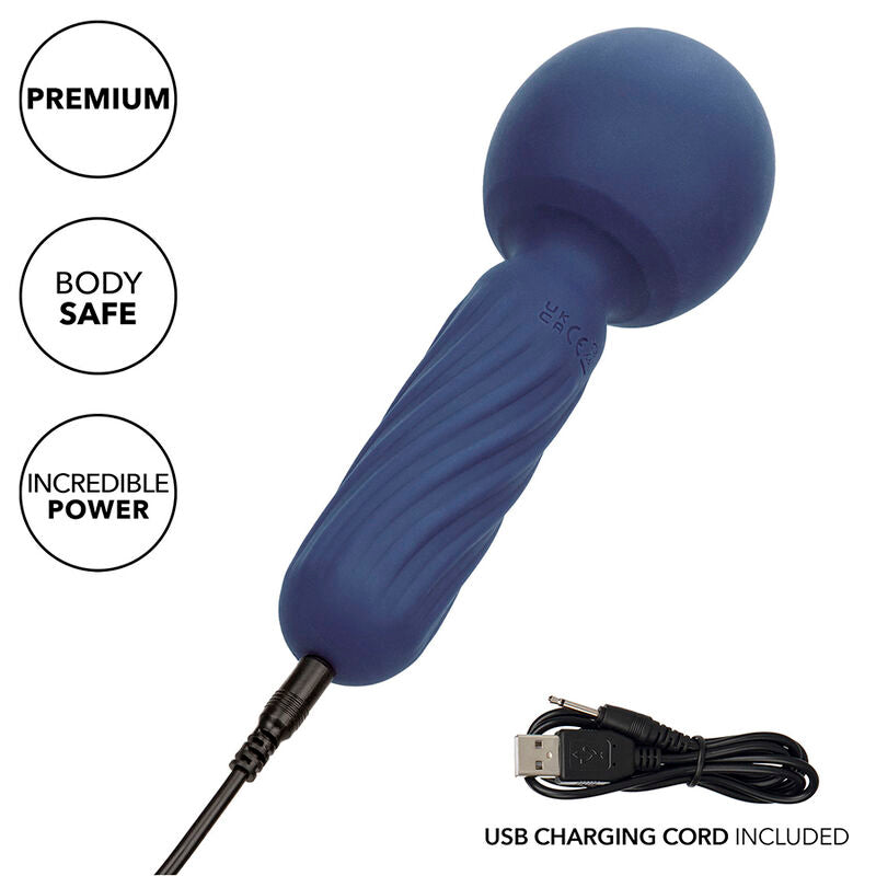 Vibromasseur Charisma Seduction 12 Fonctions Tête Bulbeuse IPX7 Rechargeable - CalExotics