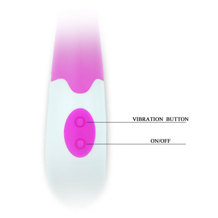 Vibromasseur Charles 30 Modes Silicone Ergonomique Silencieux - Pretty Love