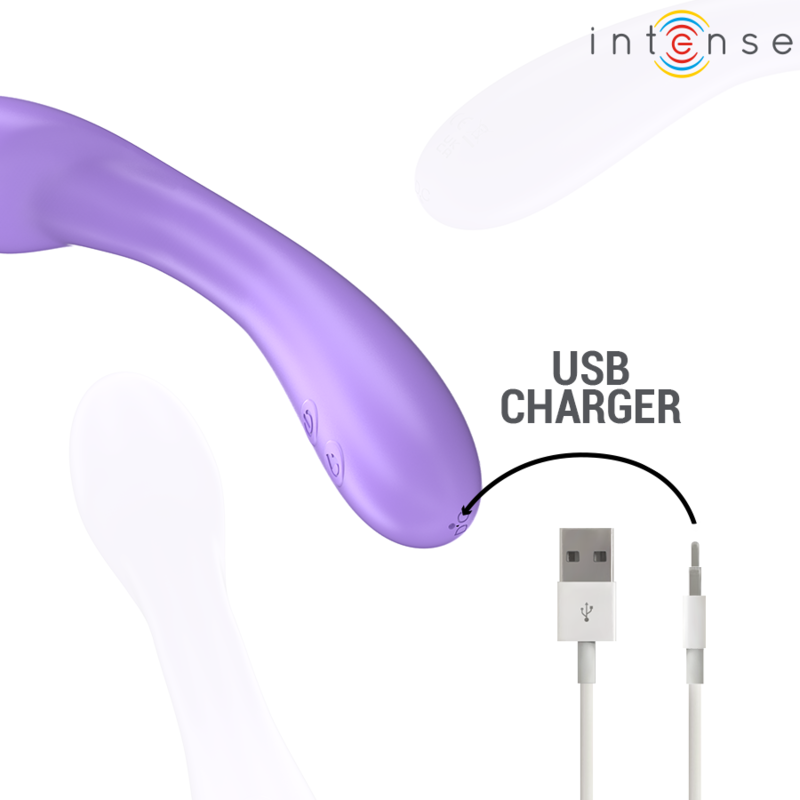 Vibromasseur Chauffant Becky 19 cm 7 Vibrations Rechargeable - Intense