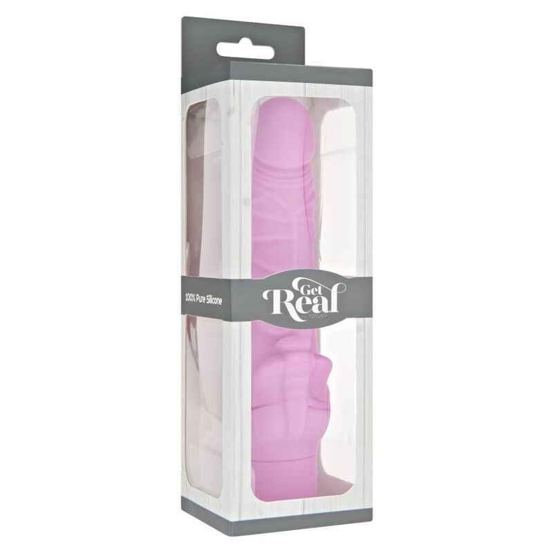 Vibromasseur Classic Stim avec Stimulateur Clitoridien - Silicone - Get Real