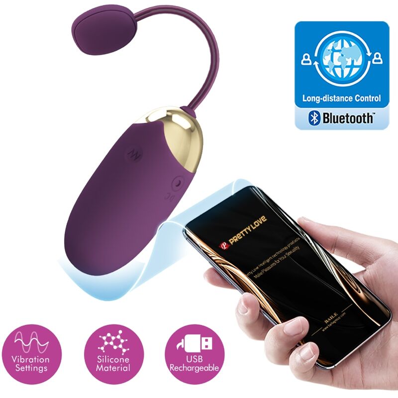 Vibromasseur Connecté Abner App - Pretty Love