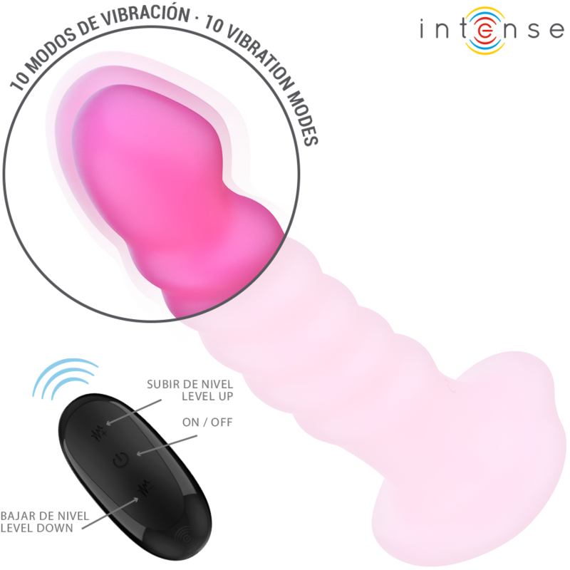 Vibromasseur Connecté Cindy Design Spirale 10 Vibrations Télécommande - Intense