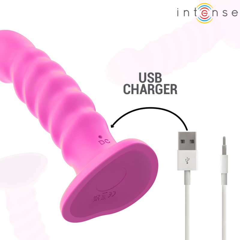 Vibromasseur Connecté Cindy Design Spirale 10 Vibrations Télécommande - Intense