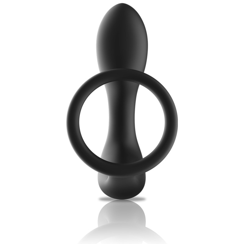 Vibromasseur Couple Anal Télécommandé 2 Moteurs 10 Modes Rechargeable - Black&Silver