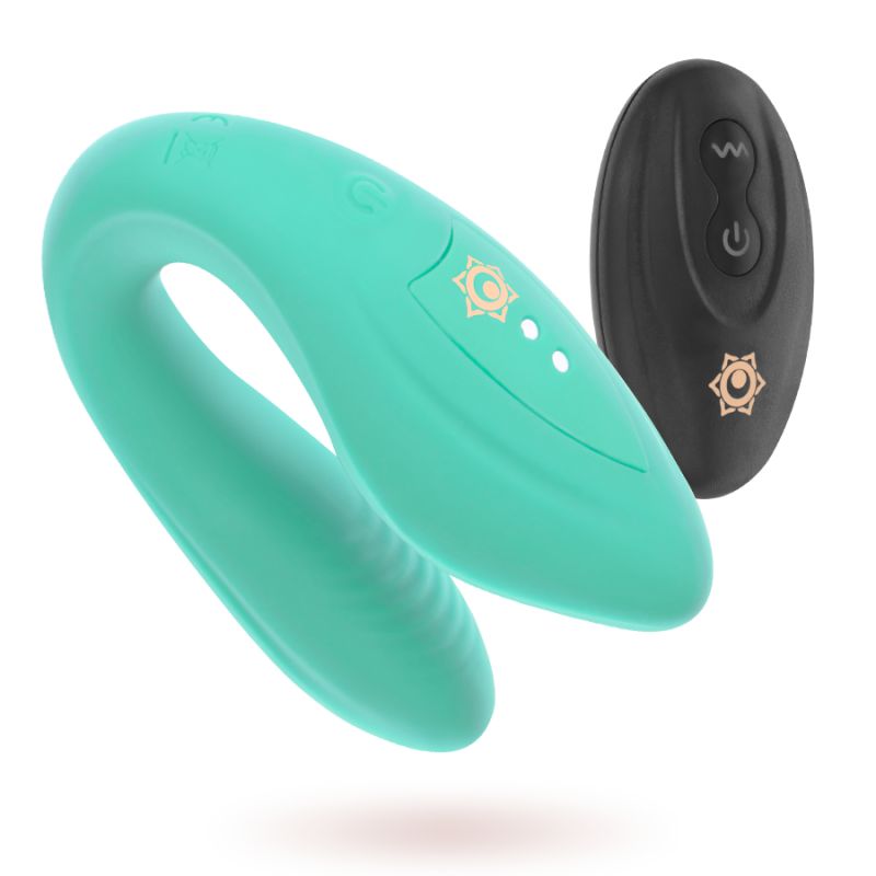 Vibromasseur Couple Connecté Kama Azabache Télécommande Sans Fil - Rithual
