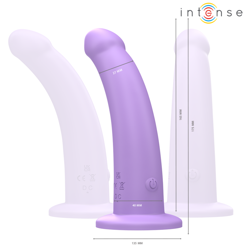 Vibromasseur Eddie 17,5 cm 10 Vibrations Télécommande Rechargeable - Intense