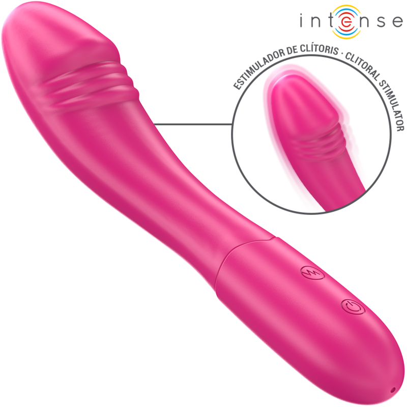 Vibromasseur Flexible Belinda 19 cm 10 Vibrations Rechargeable - Intense