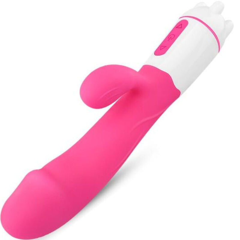 Vibromasseur Happy 36 Modes Silicone Rechargeable Fuchsia - Armony