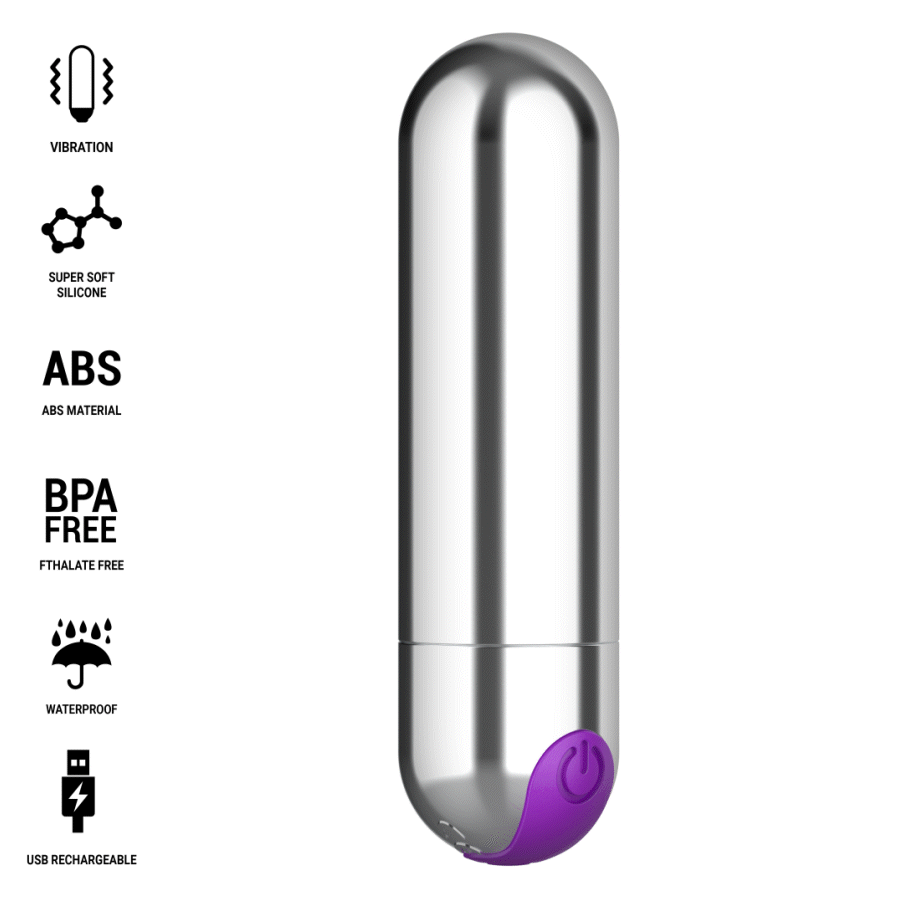Vibromasseur Mini Bullet Karen Rechargeable 10 Modes Étanche - Intense