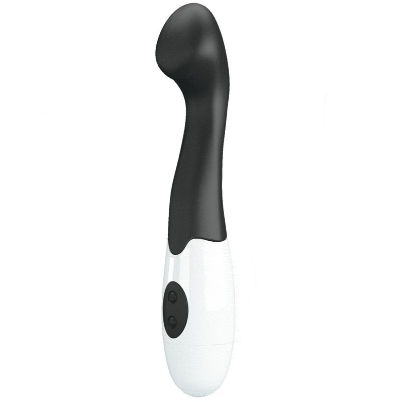 Vibromasseur Point G Charles Silicone 30 Modes Noir - Pretty Love