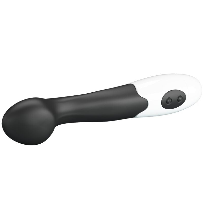 Vibromasseur Point G Charles Silicone 30 Modes Noir - Pretty Love