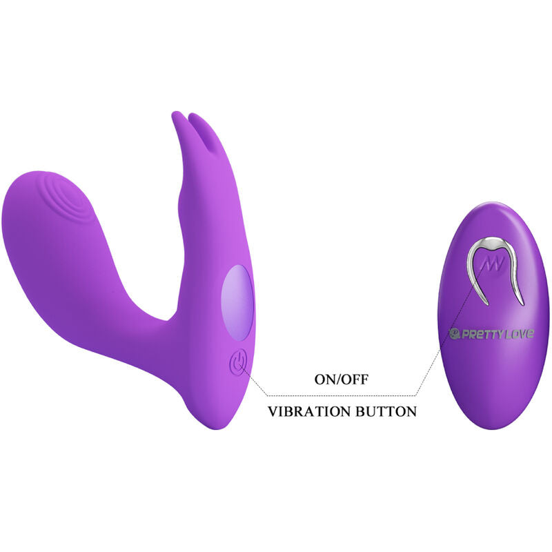 Vibromasseur Point G Idabelle Télécommandé Vibration et Pulsation - Pretty Love