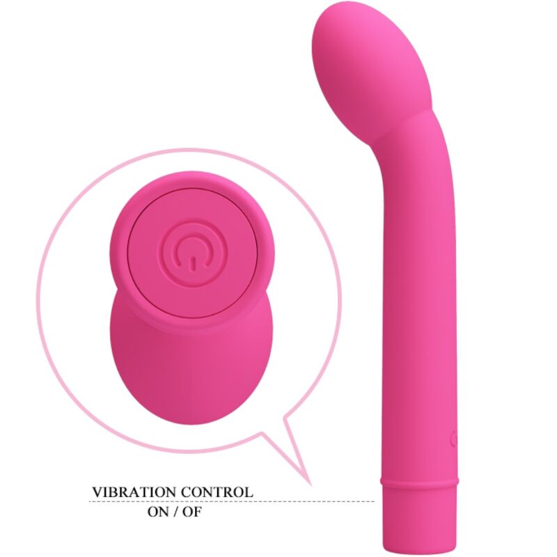 Vibromasseur Point G Logan 10 Vibrations Pointe Bulbeuse - Silicone - Pretty Love