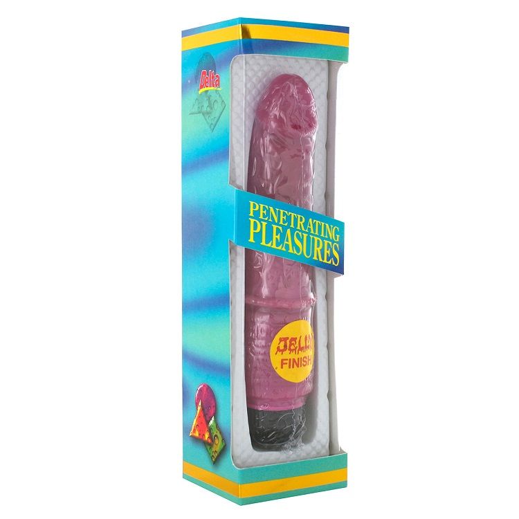 Vibromasseur Réaliste Flexible Jelly Multi-Vitesses Lilas - Seven Creations