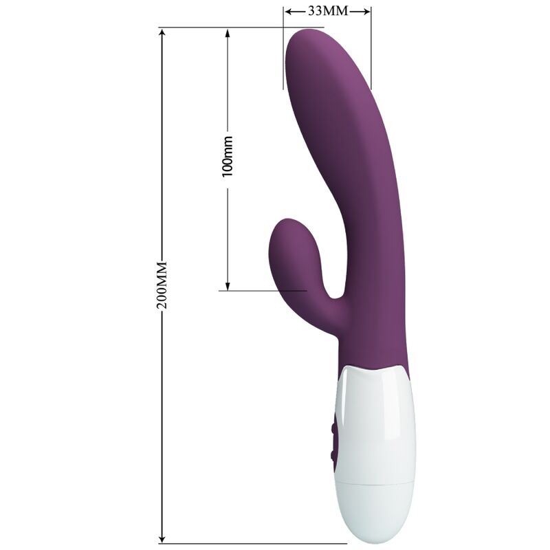 Vibromasseur Rabbit Alvis Point G Double Moteur 30 Vibrations - Pretty Love