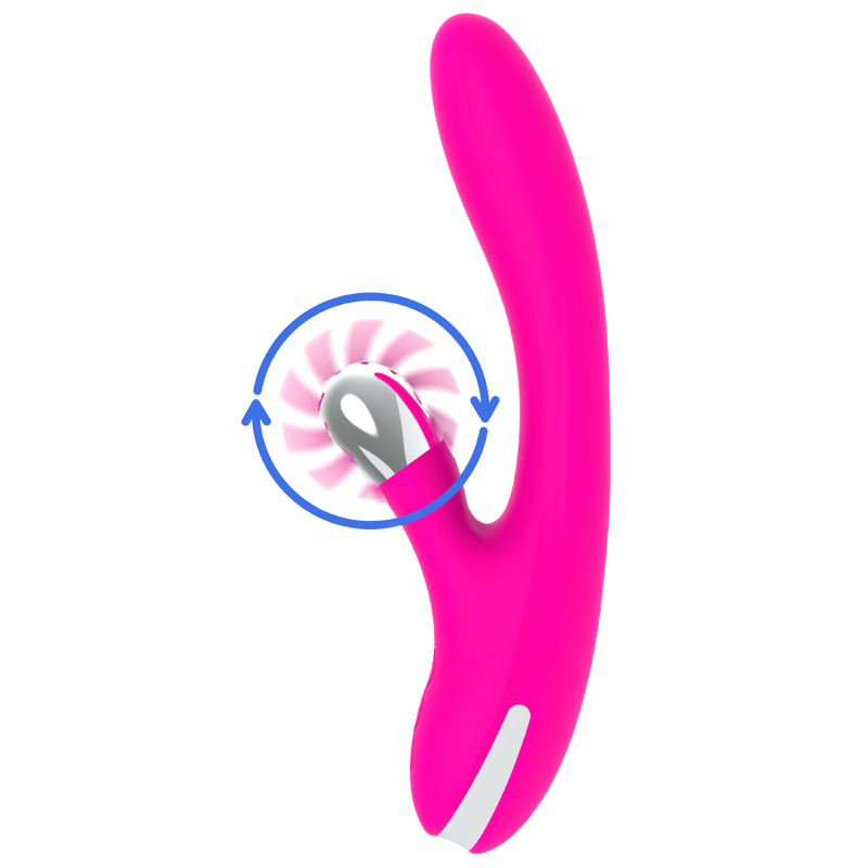 Vibromasseur Rabbit Bunny Waves Mouvement Wave Point G 24 cm - Diversia