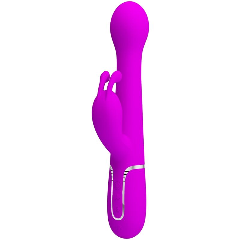 Vibromasseur Rabbit Dejon 3-en-1 Perles Rotatives Rechargeable - Pretty Love