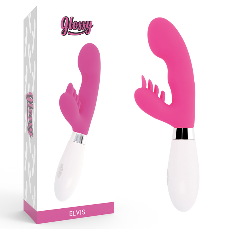 Vibromasseur Rabbit Elvis - 2 Moteurs 10 Modes Silicone - Glossy