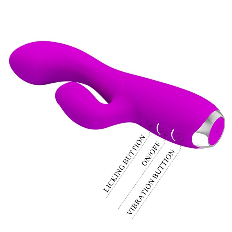 Vibromasseur Rabbit Gloria Rechargeable 12 Vibrations Étanche - Pretty Love