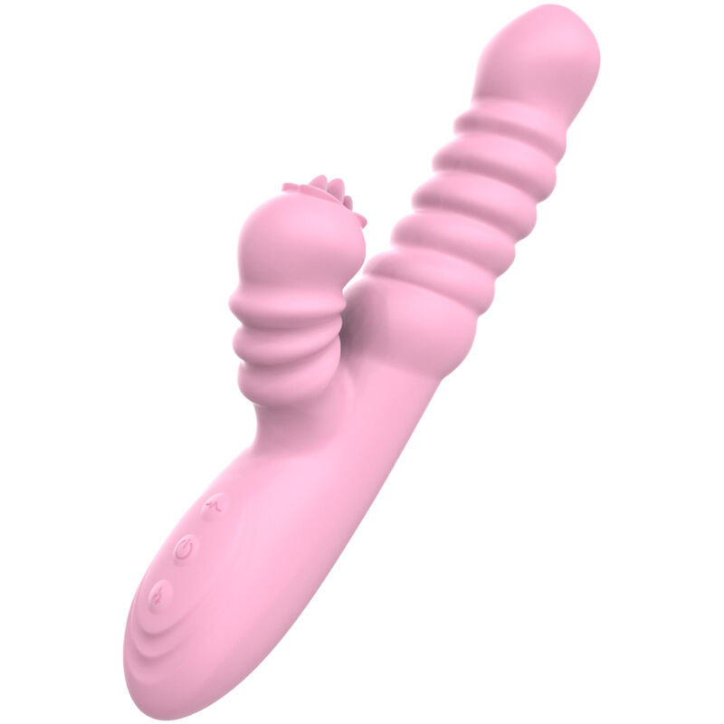 Vibromasseur Rabbit Langue Stimulante Chauffant 20 Modes Rotation - Armony