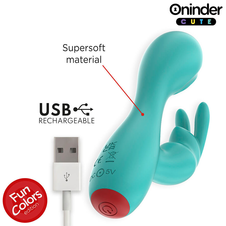 Vibromasseur Rabbit Love Bunny Connecté Point G et Clitoris - Oninder